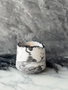 Aberto Design Vela 7TM - 2 de Concreto con Cera de Soya en Gris y Blanco
